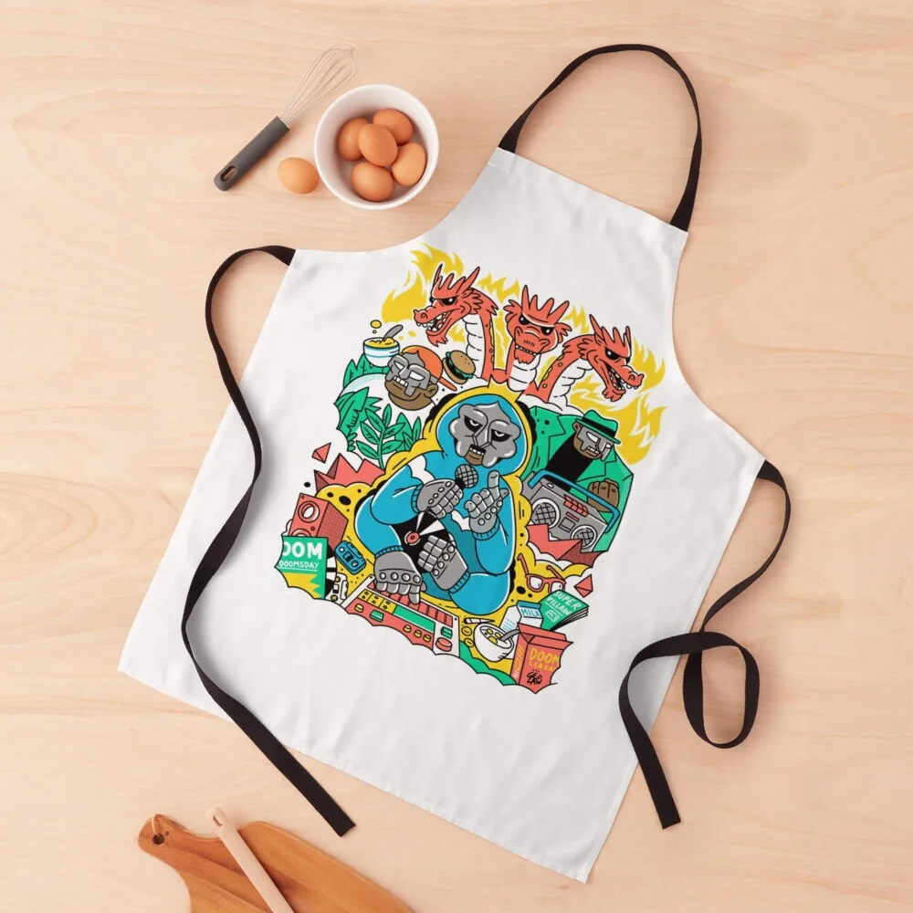 

MF DOOM & FRIENDS T-Shirt Apron New year's Cooking Clothes Apron