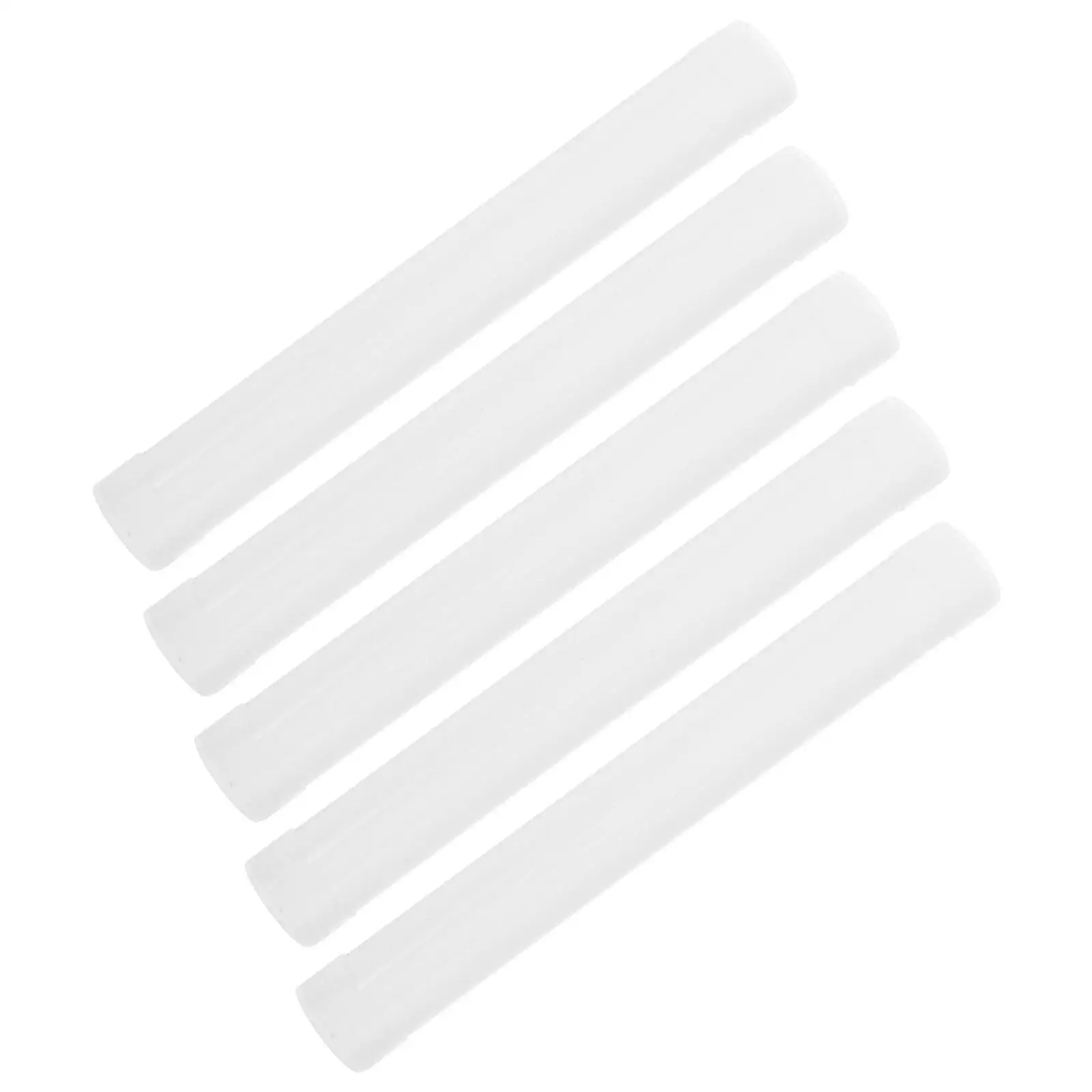 

5 Pcs PVC Decorative Painting Tubes 31CMx4CM Travel Poster Holder for Photos Artwork Storage Protection Box Container