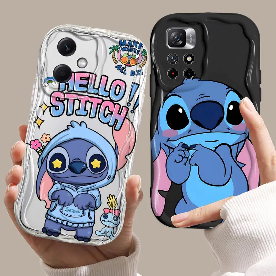 

Cartoon Cute Stitch Soft Phone Cover Case for Xiaomi Redmi Note 10 Lite 11S 13 11 14 Pro Plus 12 10S 12S