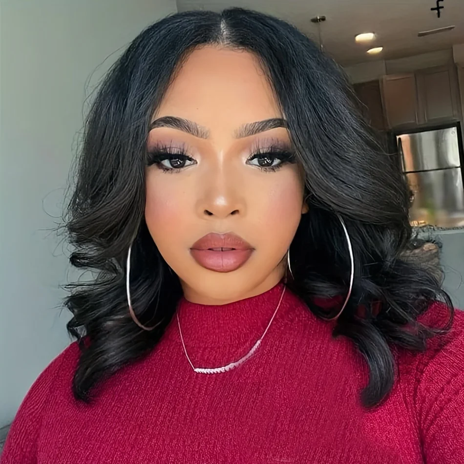 

Body Wave 13x4 13x6 Cheap Short Bob Wig HD Lace Front 100% Human Hair Wigs Preplucked Water Wave Lace Closure Wig