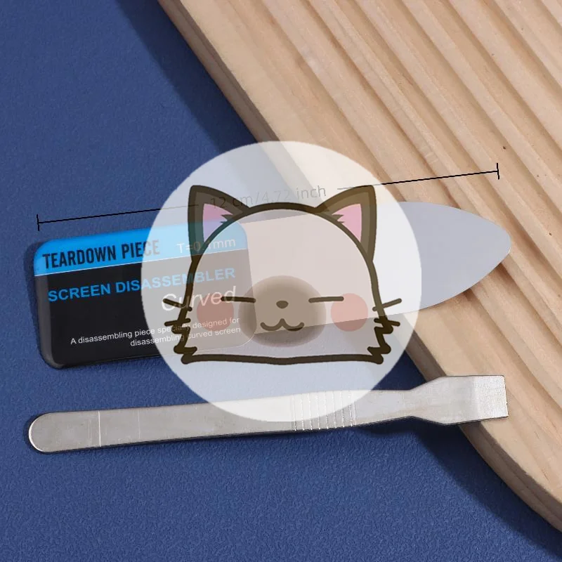New 5 In 1 Professional Stainless Steel Curved Screen Pry Tools For Phone Tablet Laptop Repair Metal Spudger Disassembly Kit