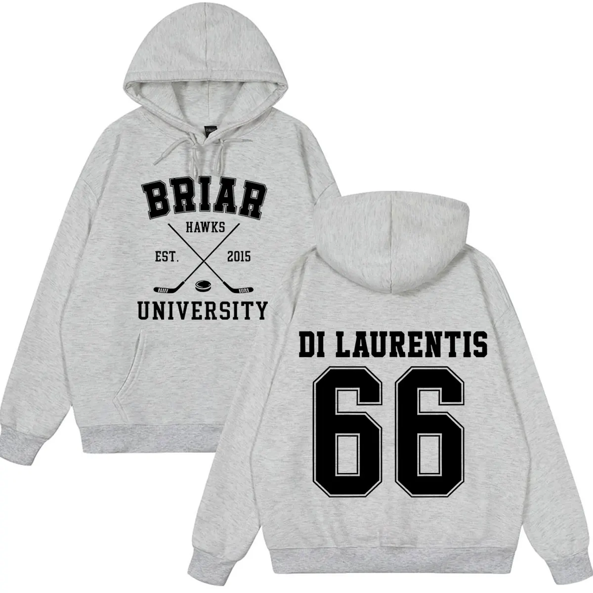 Di Laurentis 66 Off Campus TV-Serie Briar University Hoodie Herren Damen Kleidung Mode Winter Vintage Lässiges lockeres Sweatshirt – Detail 4