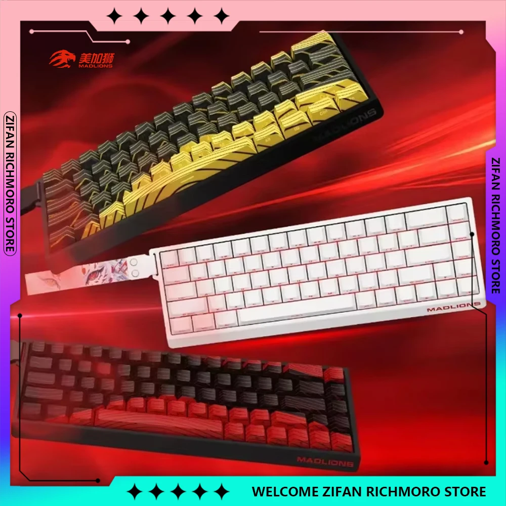 VGN VXE MADLIONS Mad60/68HE 8K Polling Rate Mechanical Keyboards Hot Swap Magnetic Switch Low Delay custom Keyboard for E-sports