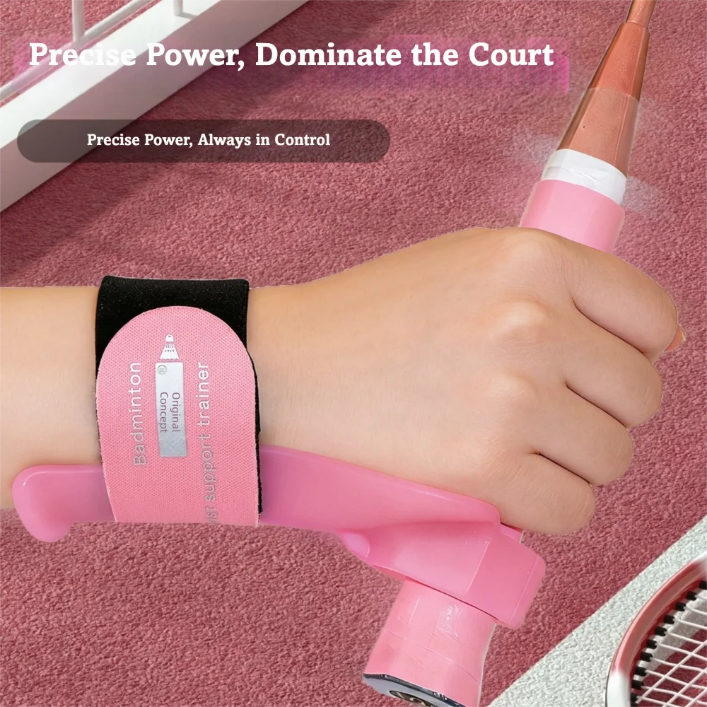 Strong Support Badminton Wrist Support Easy to Wrap Stabilizes Wrist Posture Correct Holder Soft Wrap Wrist Support Trainer
