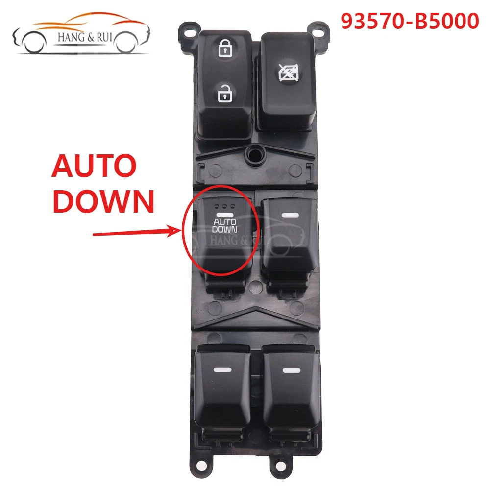 93570-B5000 93571-A7000 For Kia Forte Cerato K3 2014 2015 2016 2017 Front Left Electric Power Lifter Window Switch