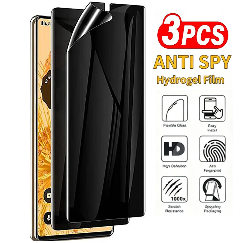

2Pcs Privacy Hydrogel For Google Pixel 9 9a 10 Pro XL 9Pro Anti Spy Screen Protector Flim
