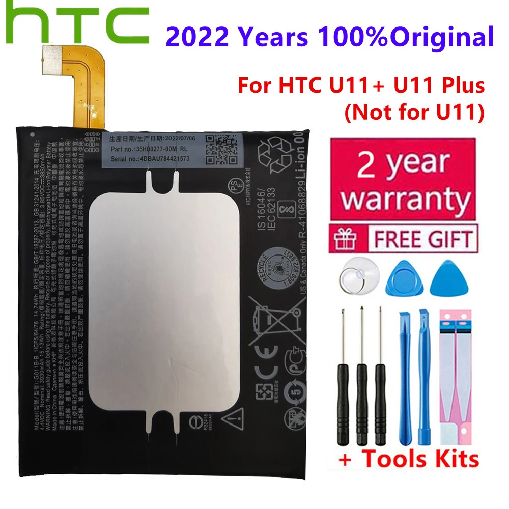 1x 3930mAh 14.74Wh G011B-B Replacement Battery For HTC U11+ U11 + U11 Plus (Not for U11) Batteries Bateria