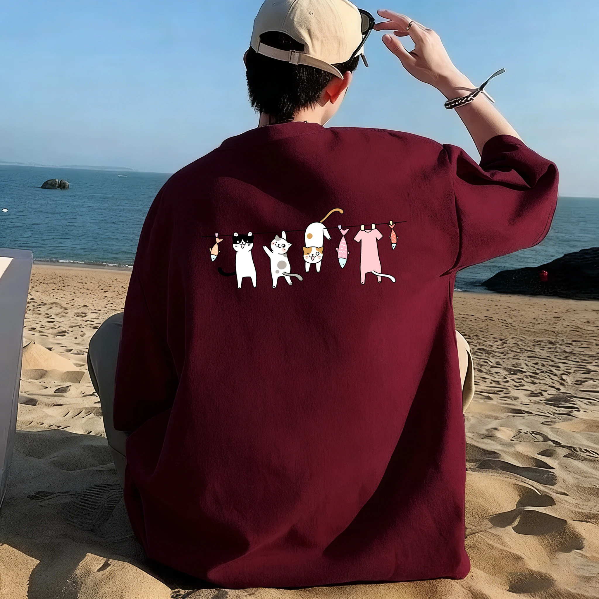 Street Fashion Online - Katten en vissen die aan een