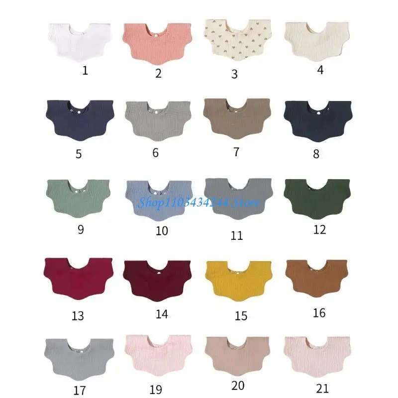 

4-слойный детский нагрудник с принтом/однотонный хлопковый нагрудник для слюней, мягкая ткань для отрыжки унисекс