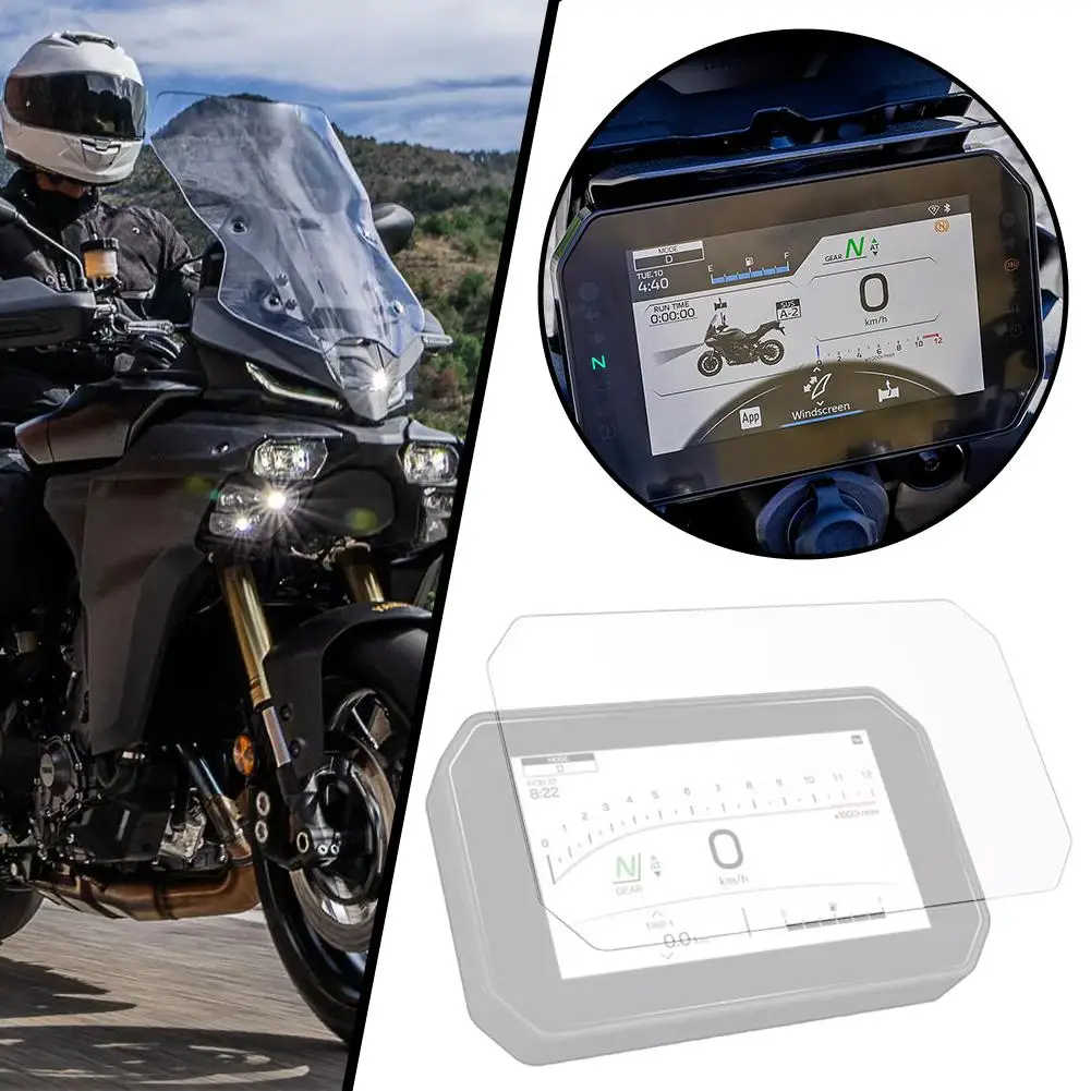 

New Motorcycle Protection Instrument Film For Yamaha Tracer 9 Scratch Cluster Screen Dashboard Accessories X8V0