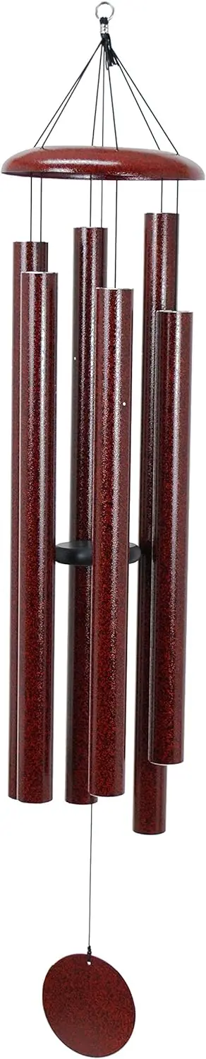 

Ruby Splash Wind Chime for Patio, Backyard, Garden, and Outdoor décor (Aluminum Chime) Made in The USA