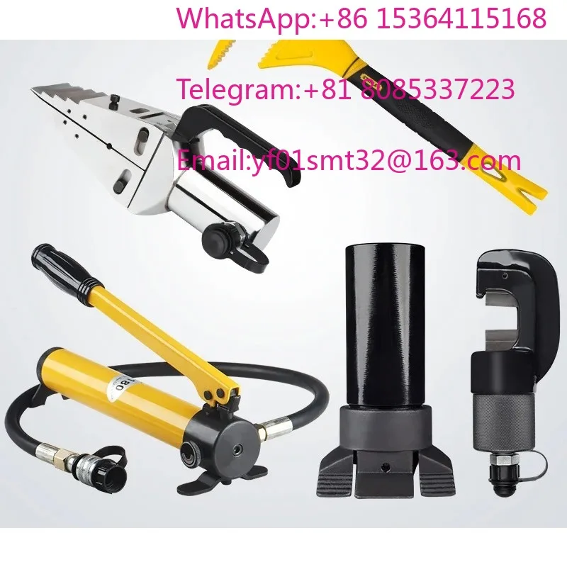 Portable Fire Rescue 5-Piece Tool Set Anti-theft Door Breaking & Entry Tools Emergency Rescue Door Dismantling Tools