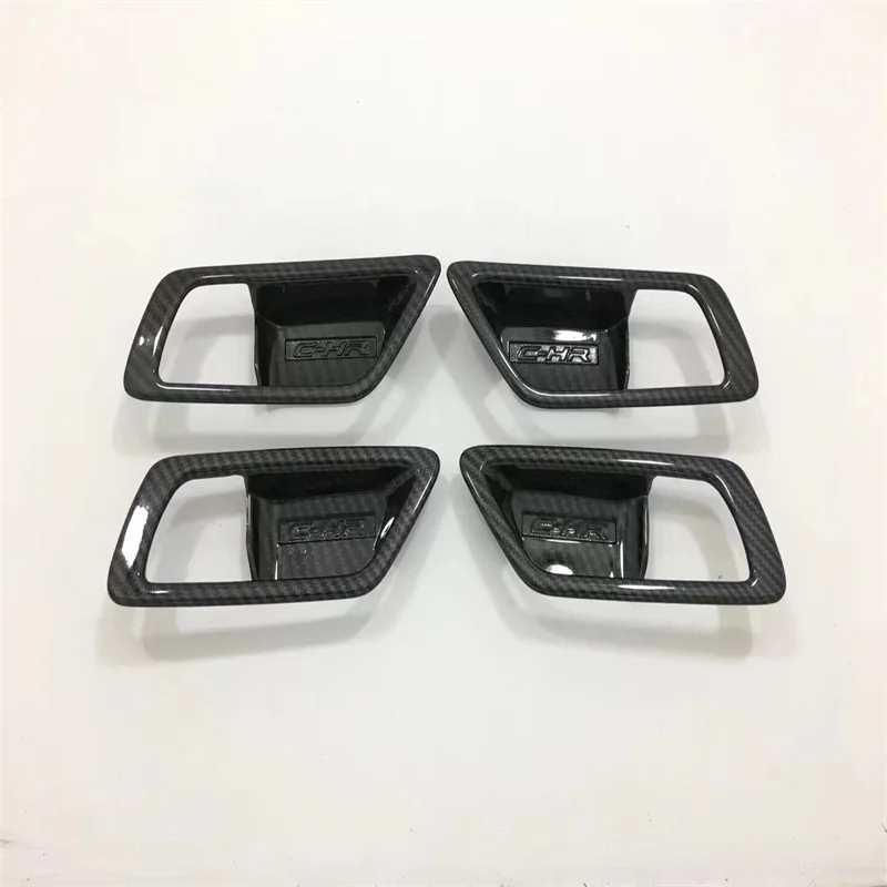 For Toyota C-HR 20162017 2018 ABS Interior Door Handle Bowl Panel Cover Trim Chromed  Car Accessories