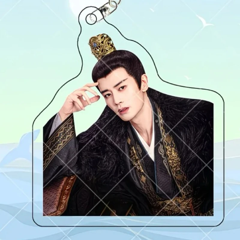 Allen Ren Jialun Peng Xiaoran Keychain Acrylic Double-side Hanging Pendants TV Love and Crow Drama Stills Decor Ornaments