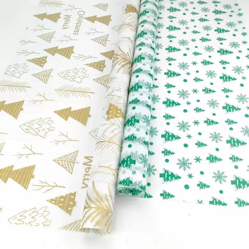 ورق تغليف مخصص لتغليف ورق المناديل باللونين الأسود والأبيض مع حزم شعارك #1