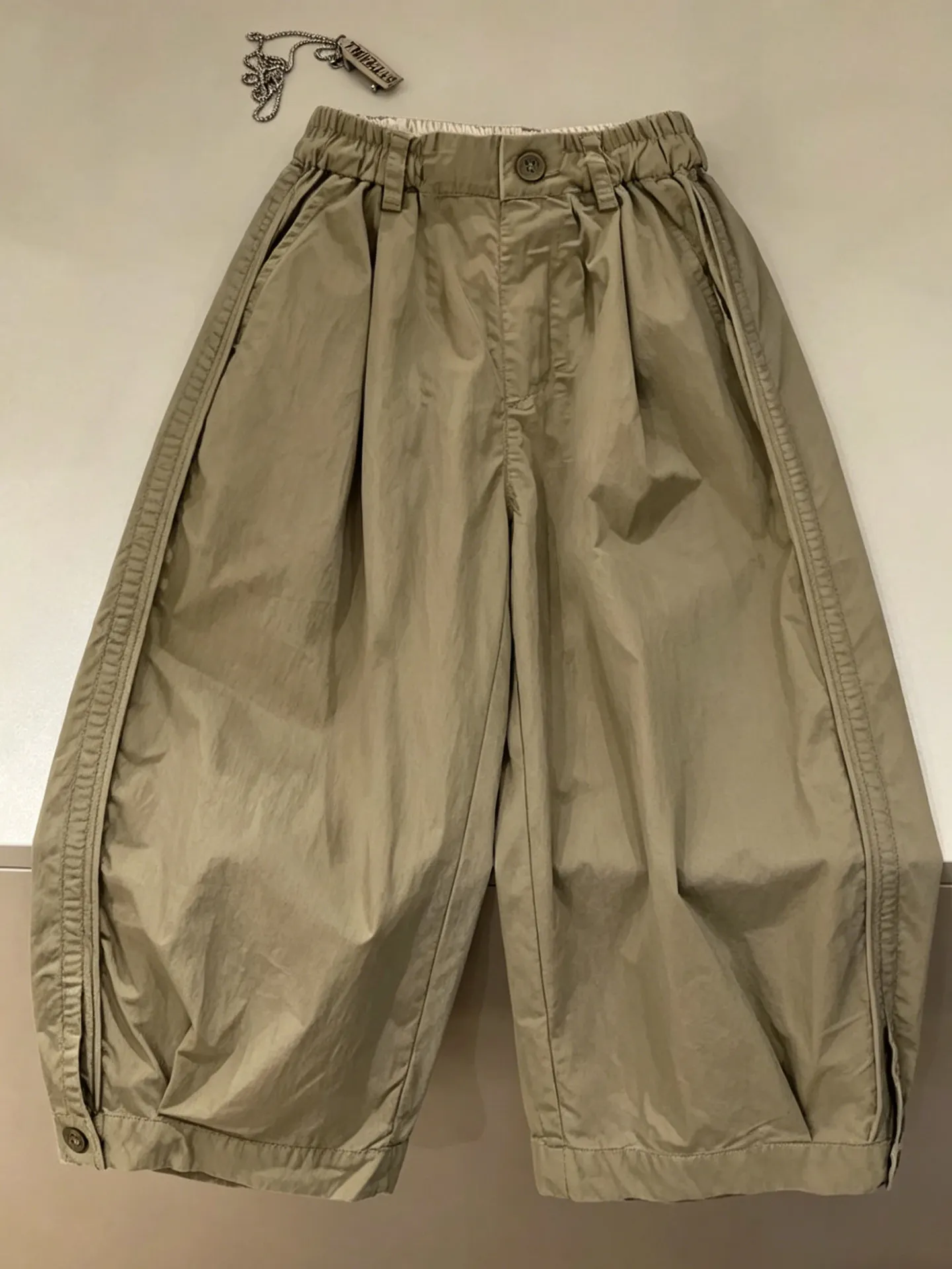 korean-style-boys-girls-wide-leg-light-summer-pants-loose-fit-long-trousers-children's-fashionable-casual-cargo-shorts