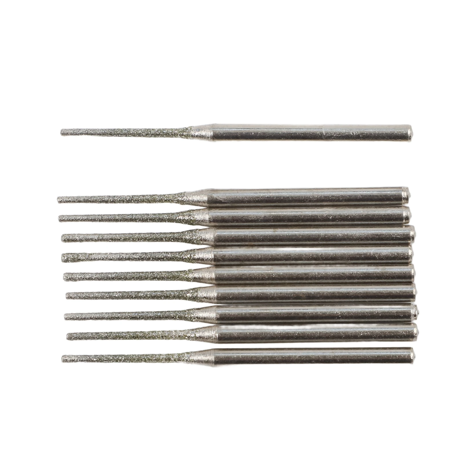 10PCS Emery Drill Bit Set for Glass Drilling Applications Including Jade Amber Bottles Blocks and Ceramic Tiles