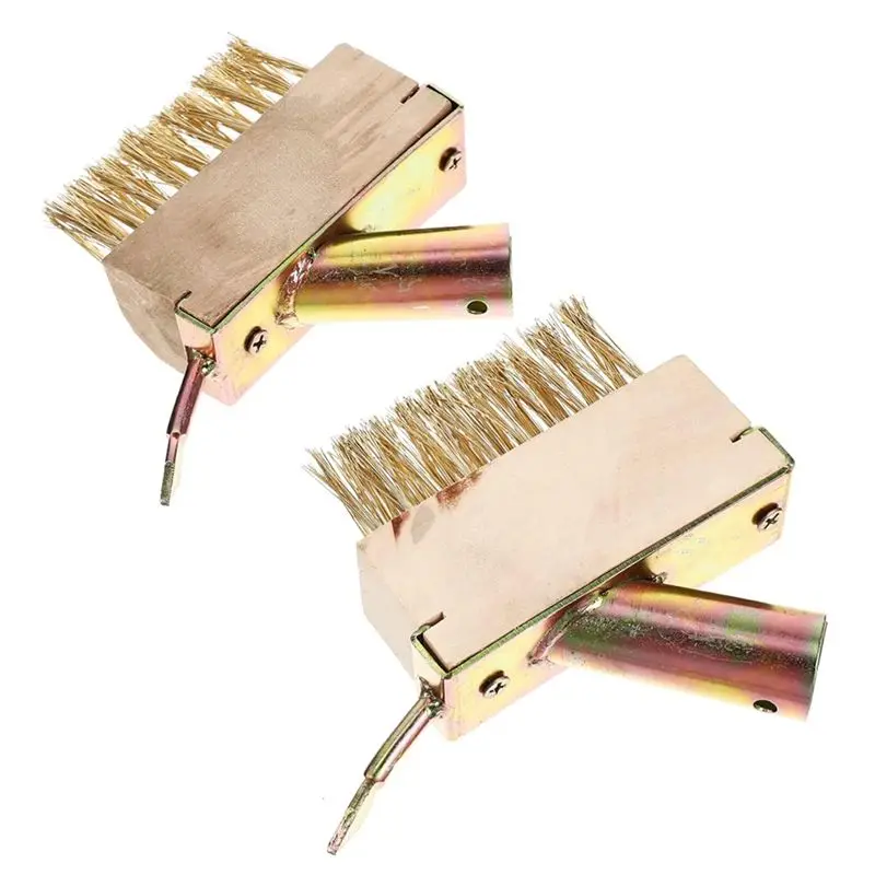 

ABJT-2Pcs Garden Steel Wire Brush For Cleaning Decks, Pavers For Garden Maintenance Grout Remover Tool