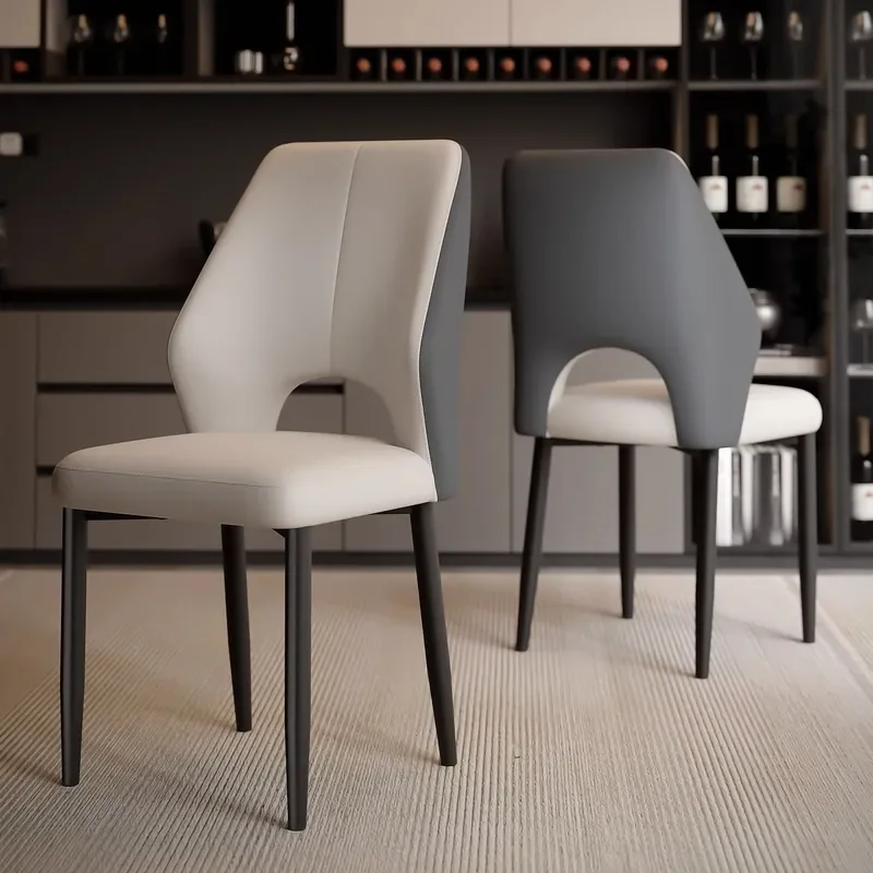 for Modern Simple Light Luxury Dining Chair Advanced Home Eating Chair Back Chair Dining Table Stool  New