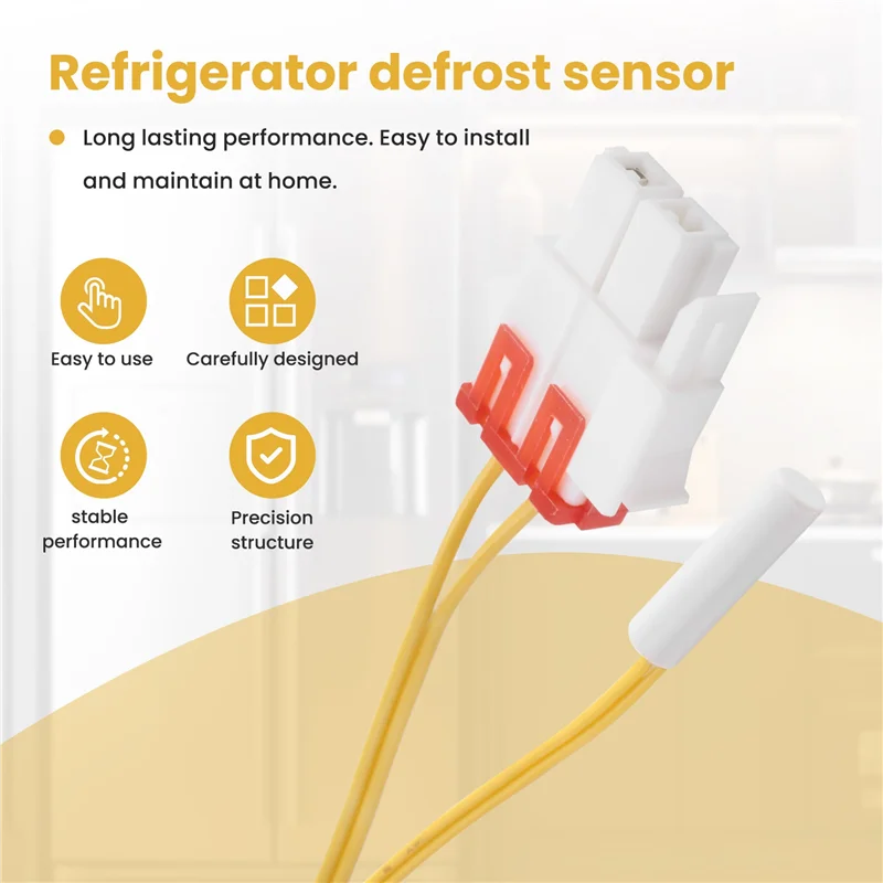 A55F-5Pcs DA32-00006W Pengganti Sensor Suhu Pencairan Es Kulkas Untuk AP41336842 DA32-10105R DA32-10105R