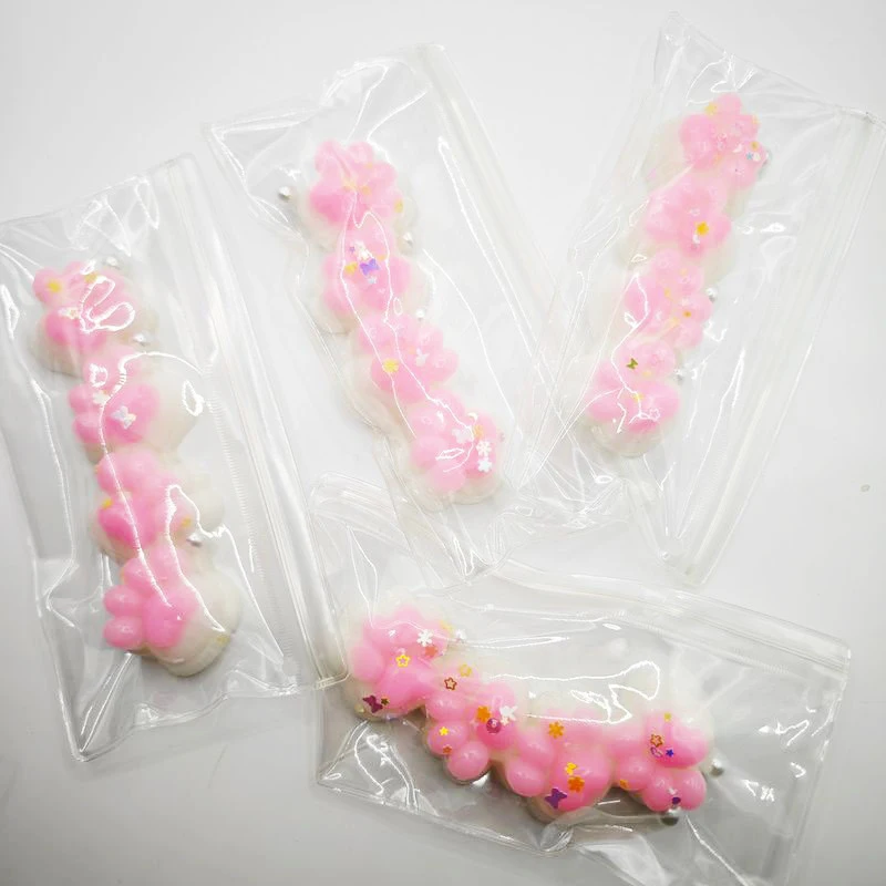 Cartoon Creme Streifen Katze Pfote Prise Squeeze Spielzeug Mini Super Weiche Hand Gefühl Erwachsene Kinder Entlüften Stress Relief Spielzeug Spaß Geschenk