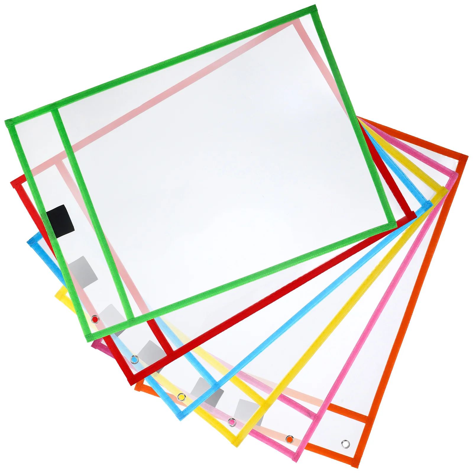 

Transparent Sheet Protectors Clear File Binder Document Organizer School Office Supplies Storage