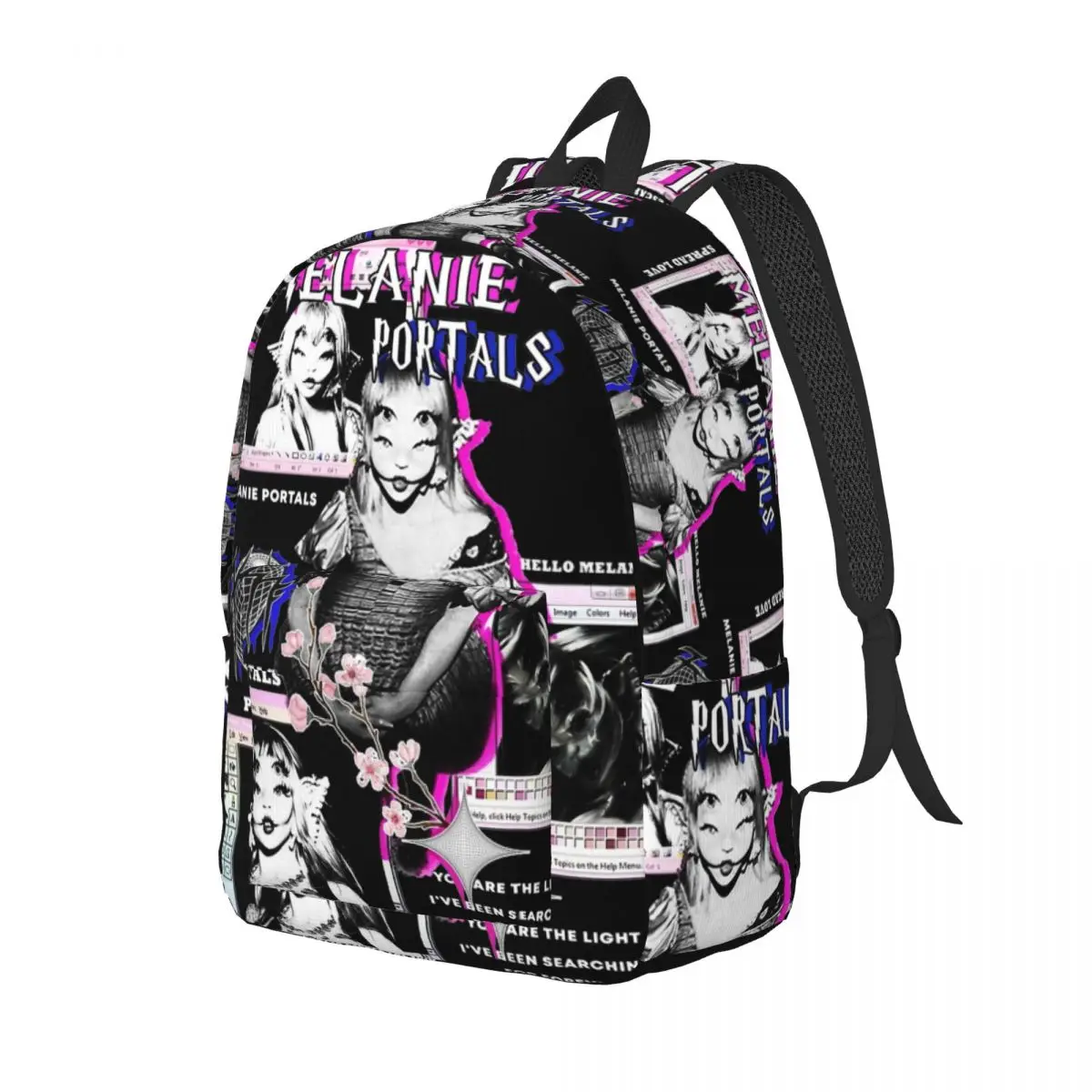 Melanie Portals for Teens Student School Bookbag Daypack Middle High College Lightweight