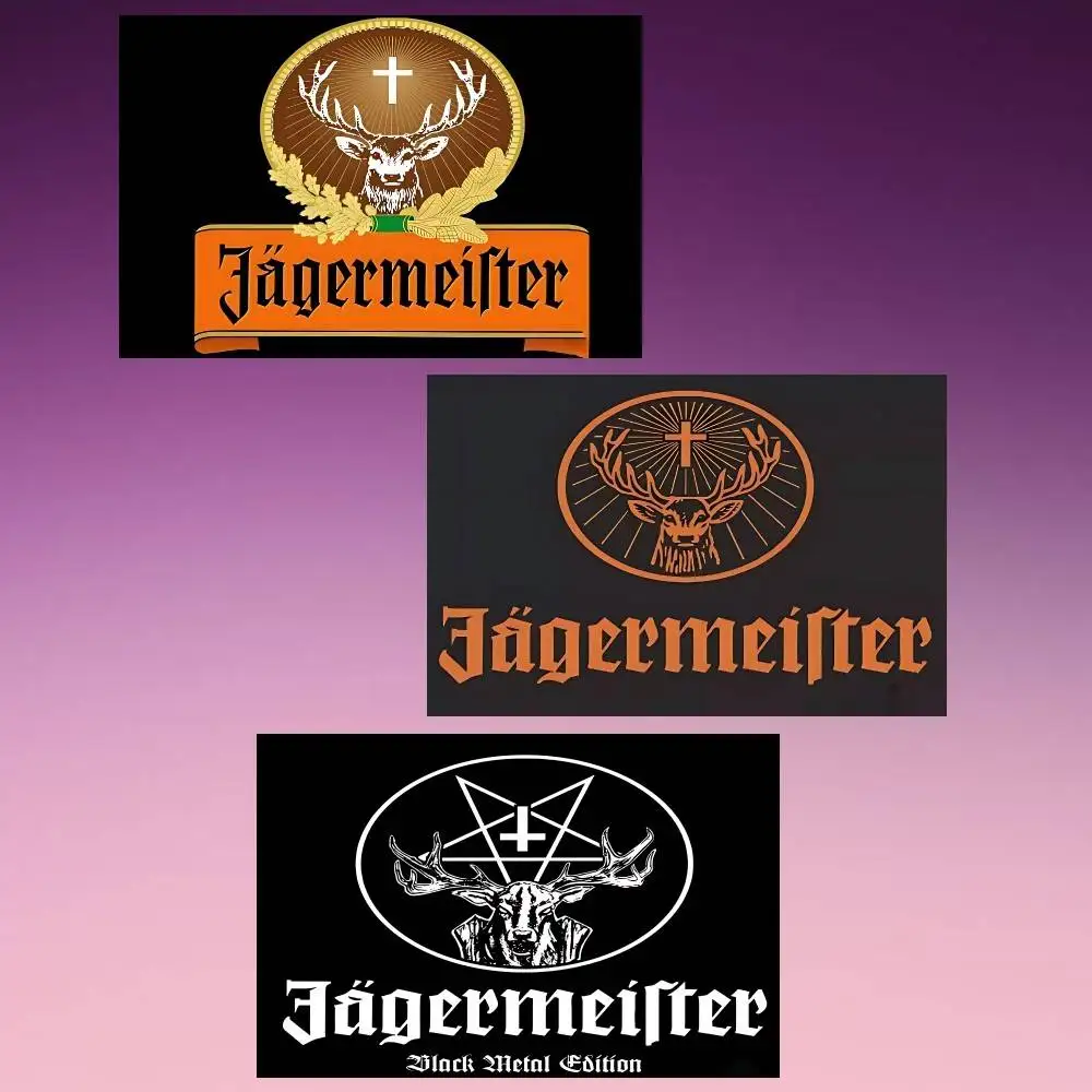 أعلام الغزلان Jagermeister ديكور الغرفة الديكورات الخارجية عناصر شخصية أعلام لغرف النوم المنزل مضحك #4