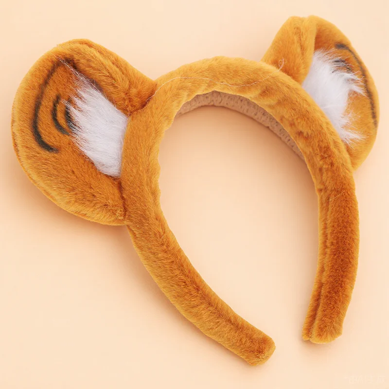 

Headband Tiger Cosplay Ear Props Cute Animal Headbands for s Yellow Cartoon Headdress