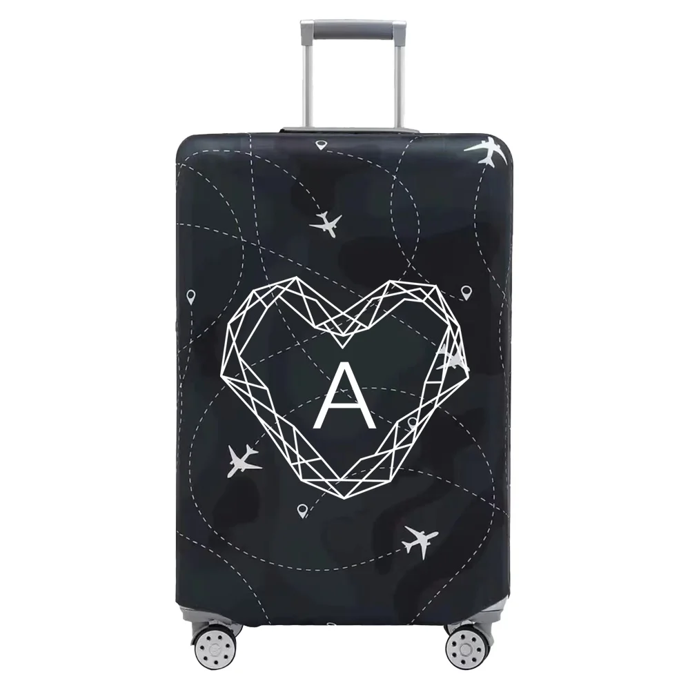 Luggage Cover Stretch Fabric Suitcase Protector Baggage Case for18-32 Inch Suitcase Case Print Diam ond Series Travel Organizer