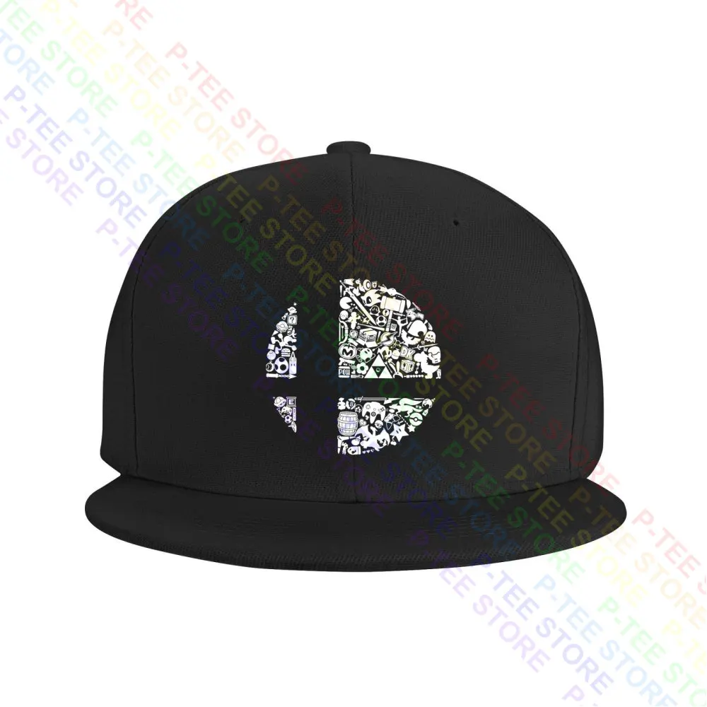 Super Smash Bros Ultimate Silhouette Take On Smash Baseball Cap Snapback Caps Knitted Bucket Hat