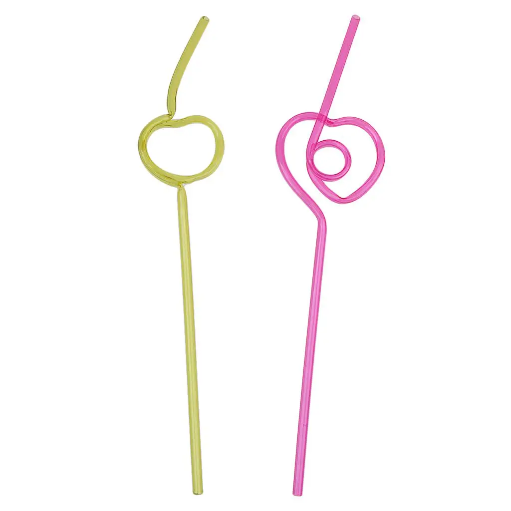 Cannucce ad anello da 30 pezzi Cannucce colorate Cannucce divertenti per bambini