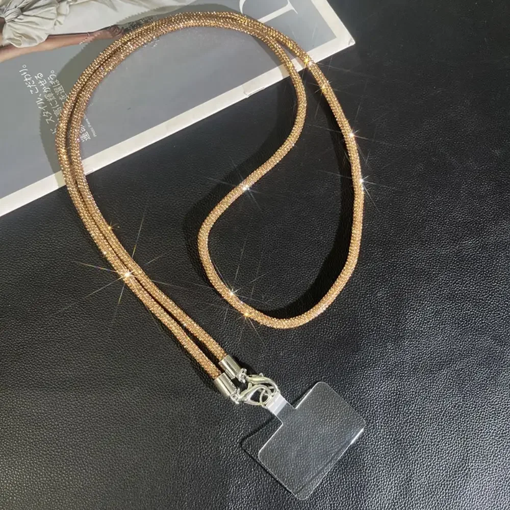 Luxus Kristall Strass Telefon Lanyard hell bling bling Telefon Anti-Lost Seil hängen Kabel Telefon Zubehör