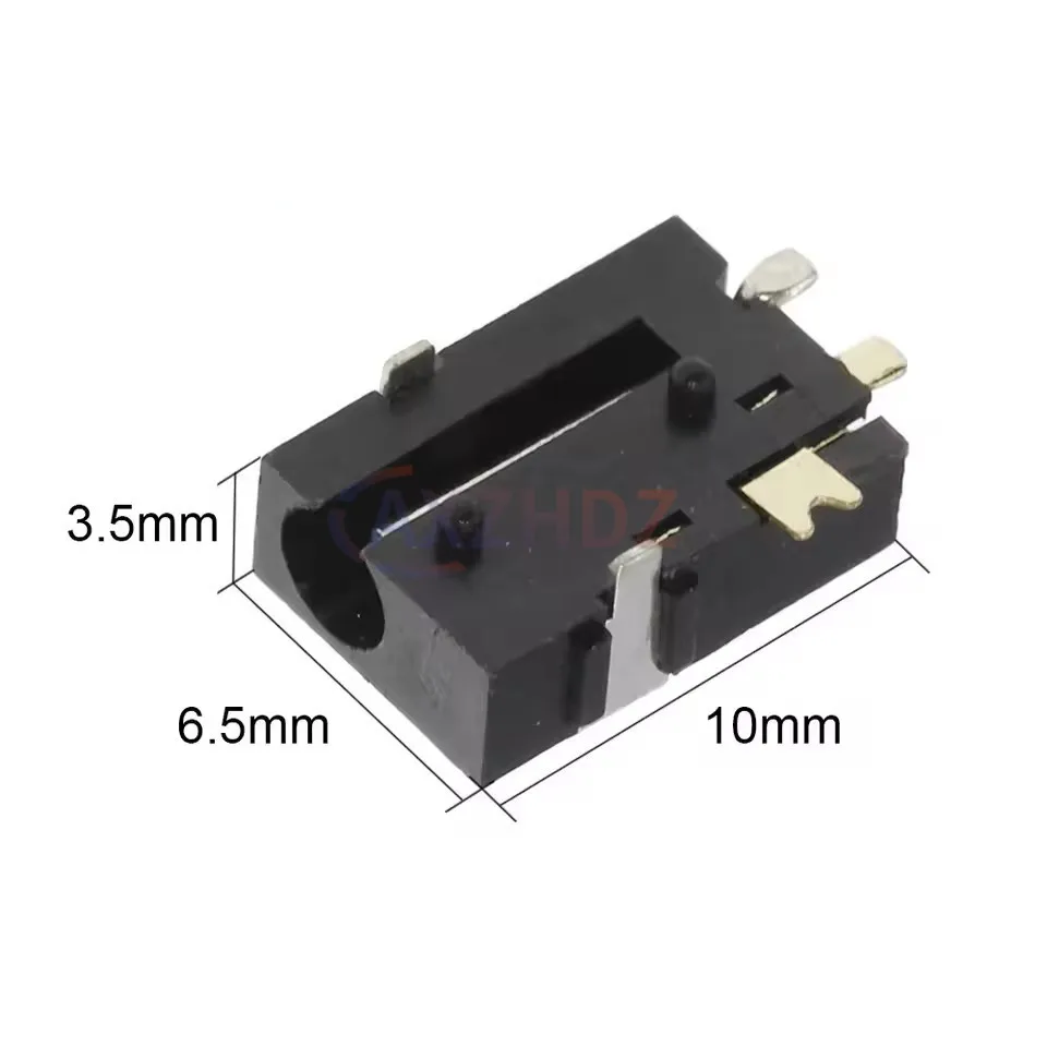 10PCS 2.5/2.8X0.7MM DC056 DC Power Female Socket 2.5*0.7MM SMD SMT Soldering 5Pin Tablet Sockets Connector