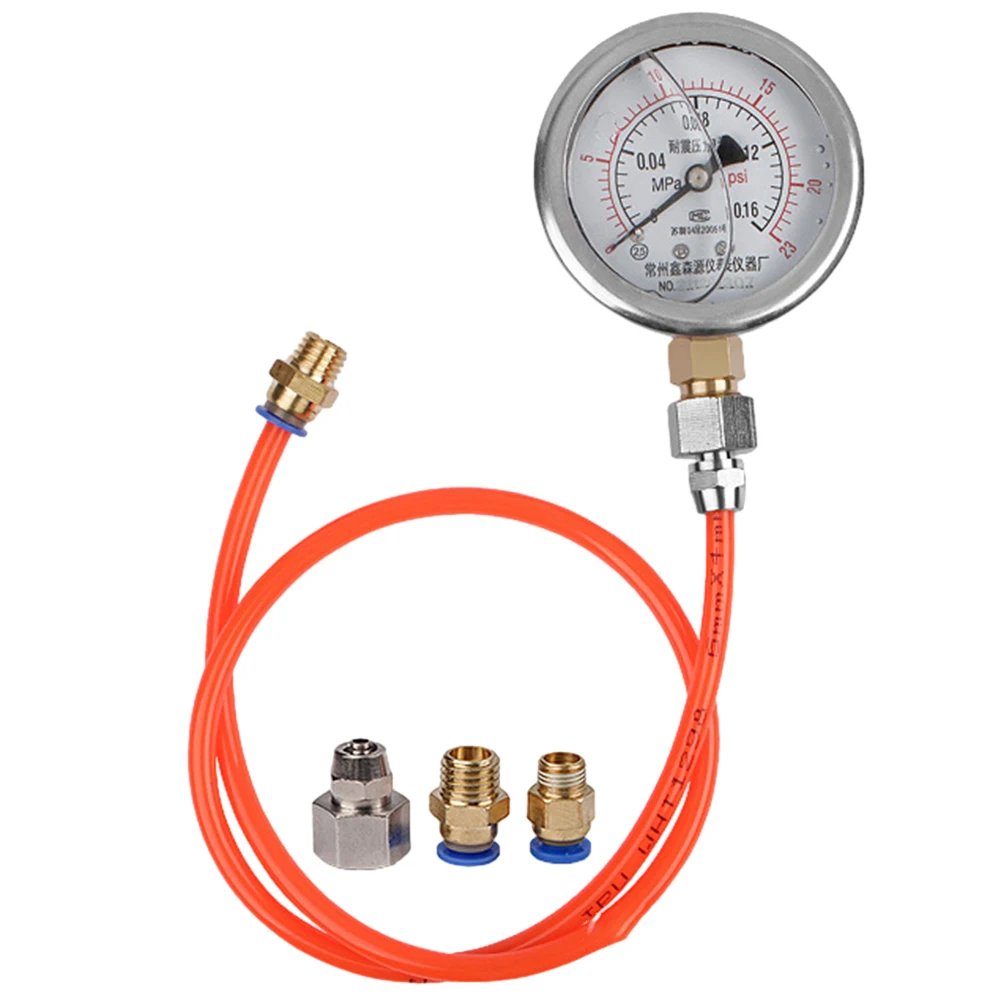 Autp กระบอกสูบเครื่องยนต์เครื่องทดสอบความดันการบีบอัดเครื่องวัดการทดสอบแก๊สเครื่องมือตรวจสอบ/ชุดเครื่องทดสอบการบีบอัดรถยนต์อุปกรณ์เสริม
