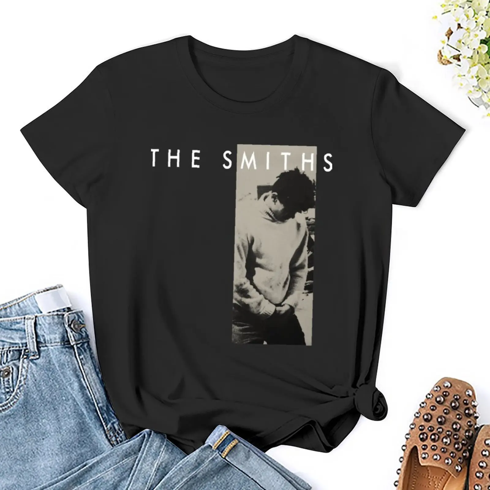 Music Vintage Retro How Soon Is Now Gifts For Music Fans T-Shirt lady clothes Female clothing cotton t shirts Women