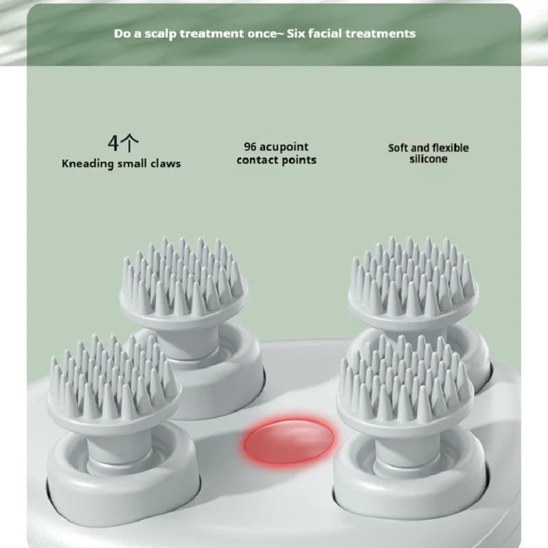 Deep Scalp Massage Head Cleaner Also Fit for Pets Electric Washable Portable Massage Tool