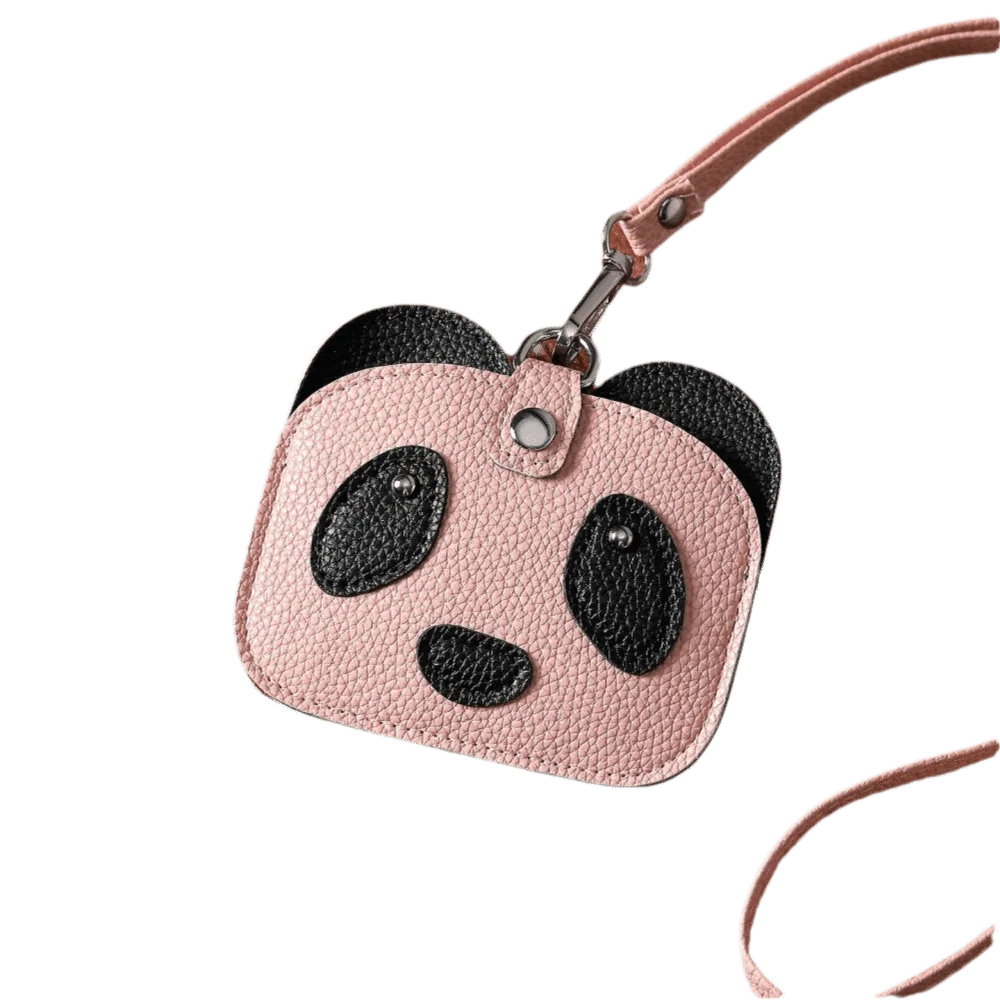 

Creative Leather Neck Card Pouch Large Capacity Multifunction Card Holder Coin Purse