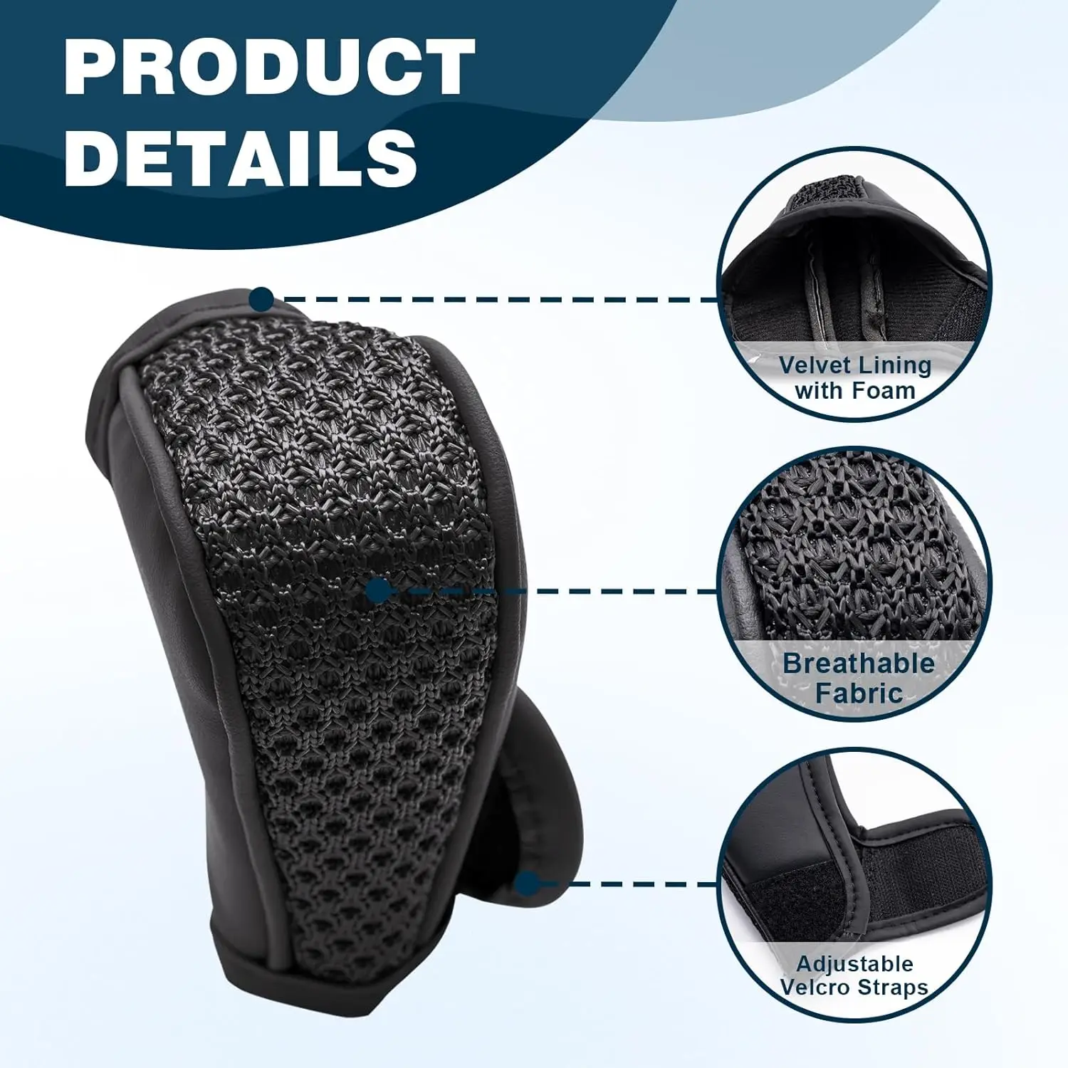 غطاء ناقل حركة السيارة، غطاء مقبض ناقل الحركة غير قابل للانزلاق، ملحقات السيارات الداخلية للسيارة، سيارات الدفع الرباعي، الشاحنة