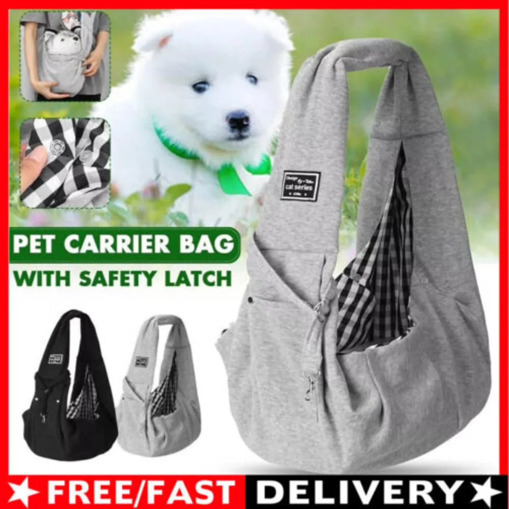 Pet Carrier Shoulder Bag Dog Cat Sg Puppy Tote Pouch Travel Hands Carry UK