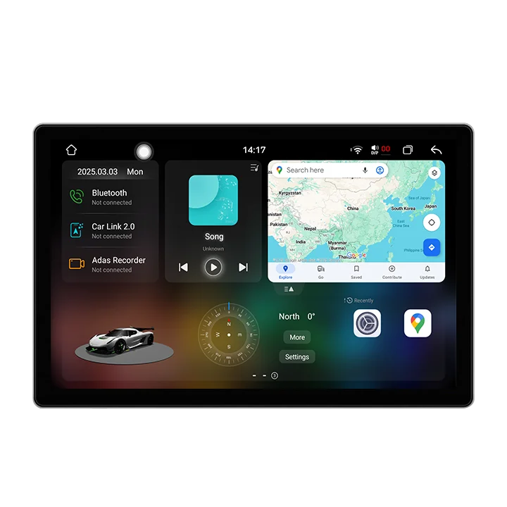 

11 Inch 7870 2K Touch Screen Carplay GPS Radio 256G Head Unit Universal 2 Din Android Car Multimedia Video Player DSP RGB BT