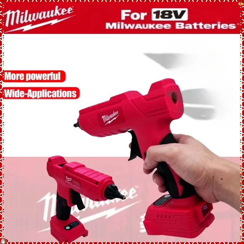 

Milwaukee Electric Hot Glue Gun Cordless Melt Glue Gun DIY Tool Glue Stick Hot Melt Welding Air Gun For Milwaukee Battery