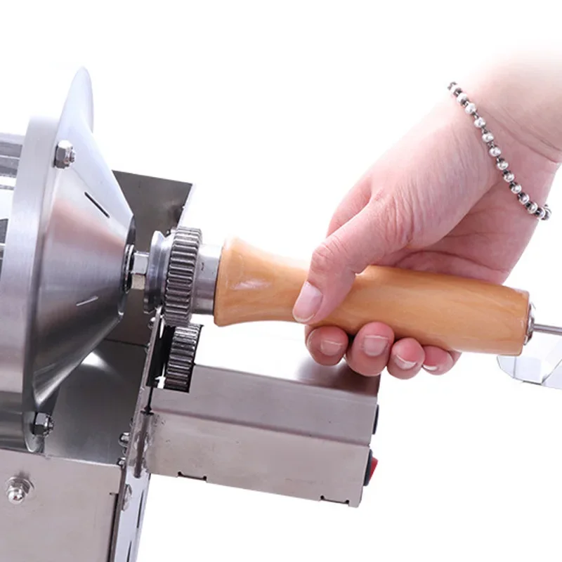 AS1-S400T casa máquina de torrefação de grãos de café aço inoxidável fogo direto torrador de café máquina de feijão visualização de vidro de quartzo