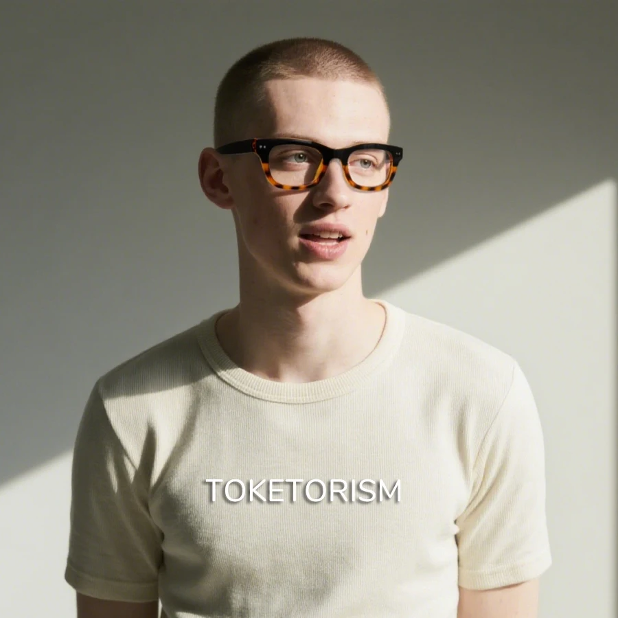 

Toketorism Fashion Men's Eyeglasses Frames Anti Blue Glasses For Women Optical Glasses Frames For Myopia