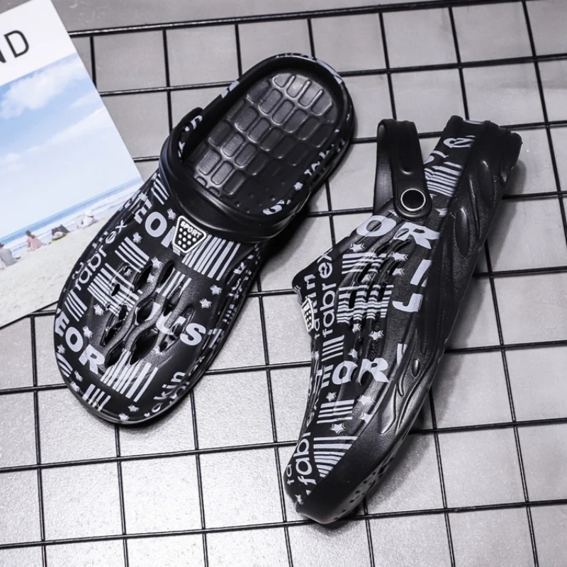 

Big Size 48 49 Men Clogs Slippers Summer Garden Shoes Men and Women Beach Sandals Outdoor House Leisure Slides Clogs New