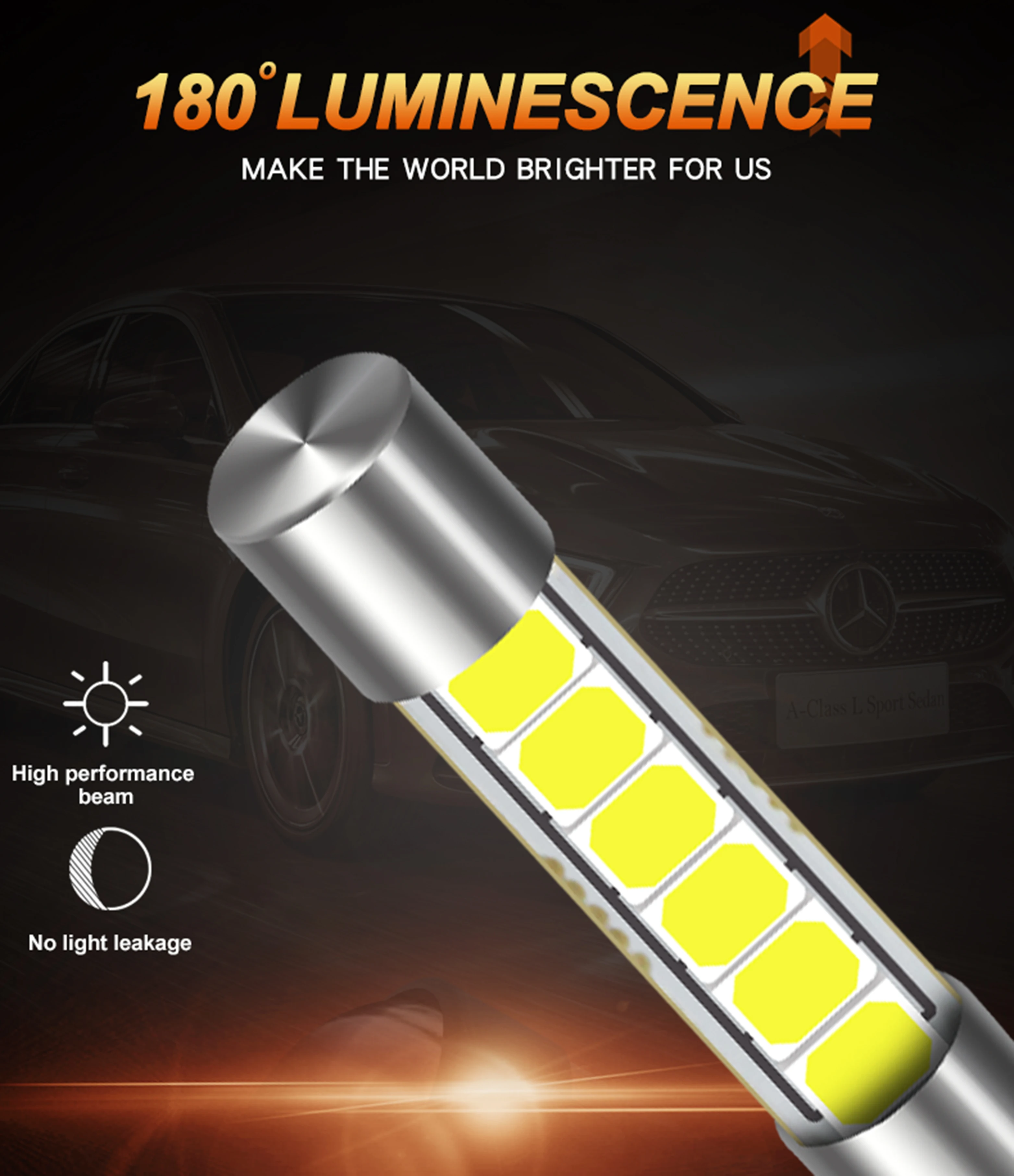 Jiachi 100 قطعة بالجملة 29 مللي متر اكليل LED C5W سيارة 6 المصابيح 2835 السيارات الداخلية ل الشمس قناع المرآة البالونية أضواء تيار مستمر 12 فولت #6