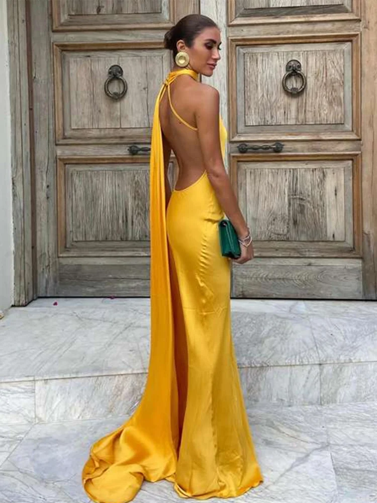 The Perfect Long Dress for Church: How This Backless Lace-Up Maxi Became My  Go-To