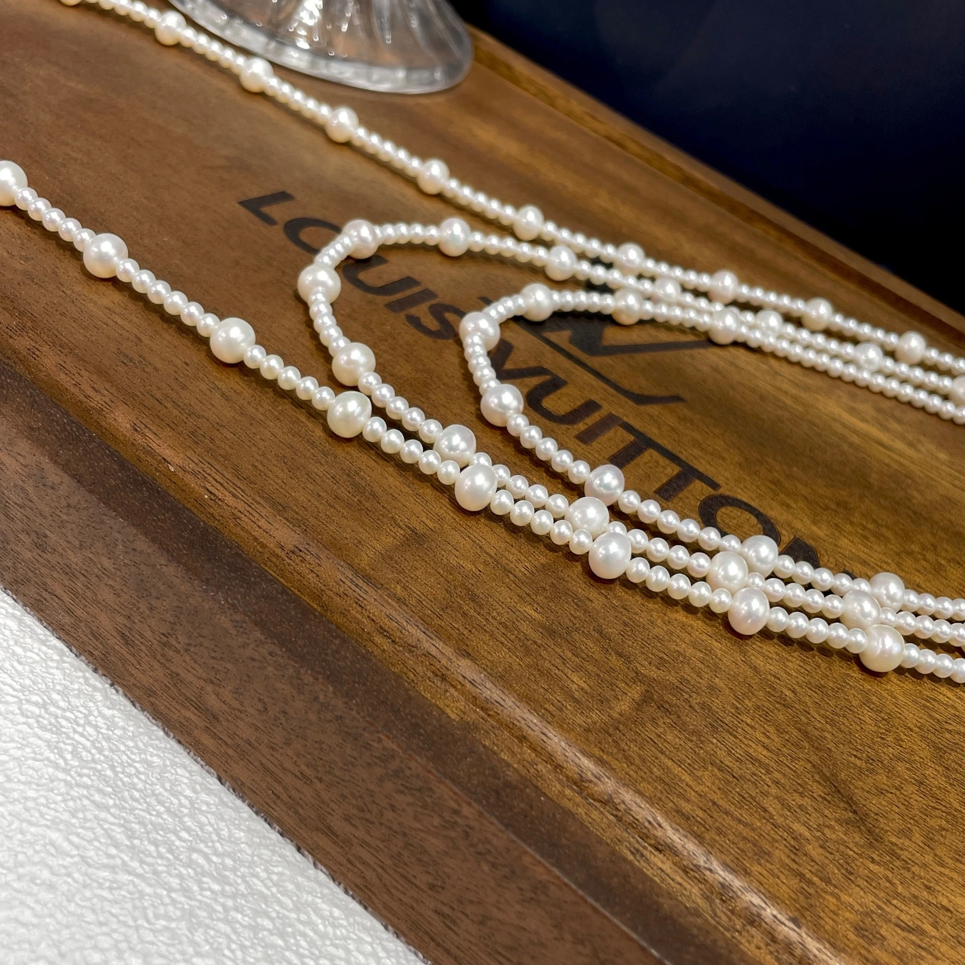 긴 흰색 진주 목걸이, 천연 진주, 4~5mm, 7~8 - Silver Bead Clasps For Pearl Necklace 리뷰 및 가격