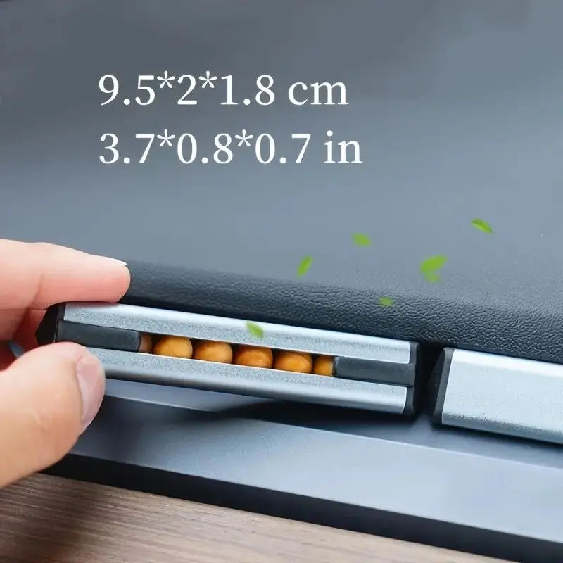 معطر هواء عطري للسيارة طراز تسلا 3/Y - تصميم غير مرئي - موزع عطر مزيل الروائح الأوتوماتيكي بما في ذلك كيسين