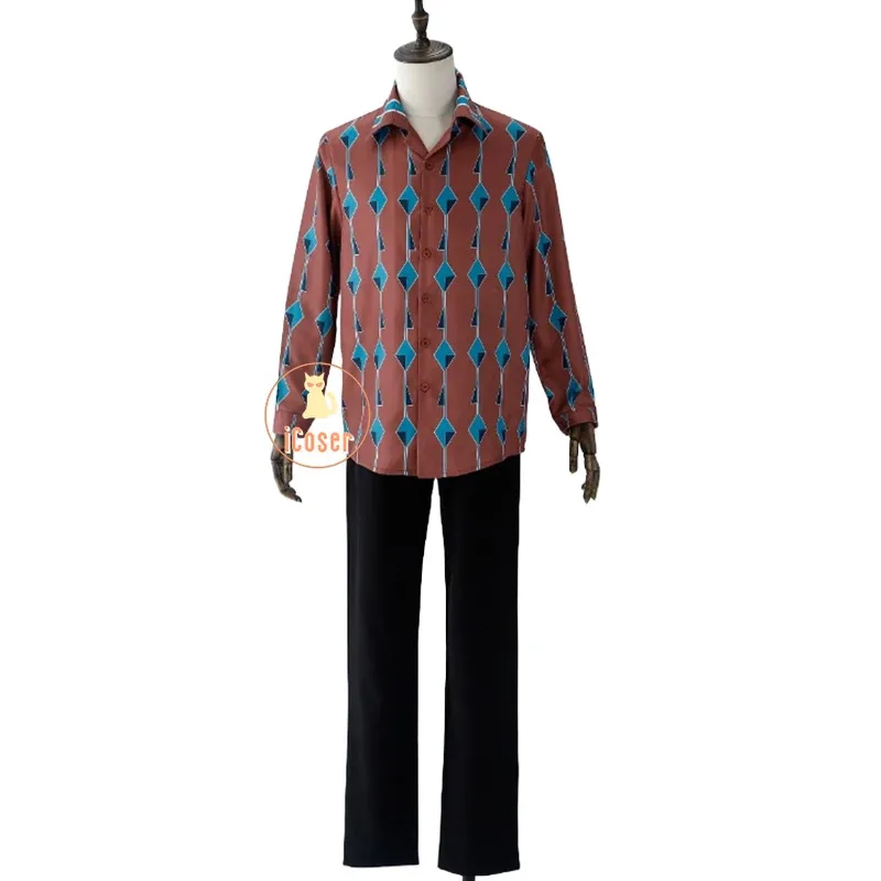 Anime Days Yoichi Nagumo Cosplay Costume Wig Beige Trench Coat Shirt Assassin Taro Sakamoto Halloween Party Women Mena;6'x,9;y'